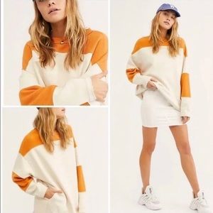 Free People Jordan Colorblock Sweatshirt
